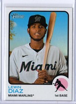2022 Topps Heritage High Number #723 Lewin Diaz
