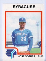 1987 ProCards Syracuse Chiefs #1936 Jose Segura