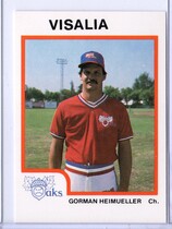 1987 ProCards Visalia Oaks #24 Gorman Heimueller