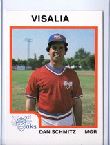 1987 ProCards Visalia Oaks #25 Dan Schmitz