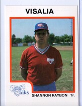 1987 ProCards Visalia Oaks #27 Shannon Raybon