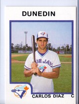 1987 ProCards Dunedin Blue Jays #923 Carlos Diaz