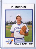 1987 ProCards Dunedin Blue Jays #944 Willie Blair