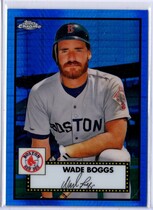 2021 Topps Chrome Platinum Anniversary Blue Prism Refractor #509 Wade Boggs