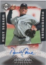 2005 Upper Deck Classics Post Season Performers Signatures #DC David Cone