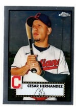 2021 Topps Chrome Platinum Anniversary #384 Cesar Hernandez