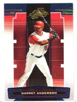2005 Playoff Absolute Mem. Retail #16 Garret Anderson