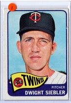 1965 Topps Base Set #326 Dwight Siebler