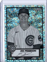 2021 Topps Chrome Platinum Anniversary Black & White Mini-Diamonds Refractor #457 Joc Pederson