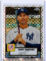 2021 Topps Chrome Platinum Anniversary X-Fractor #223 Gary Sanchez