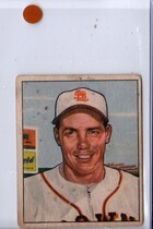 1950 Bowman Base Set #250 Ray Coleman