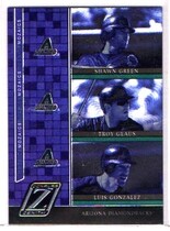 2005 Donruss Zenith Mozaics #M-7 Troy Glaus|Luis Gonzalez|Shawn Green