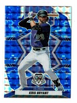 2022 Panini Mosaic Blue Camo #23 Kris Bryant