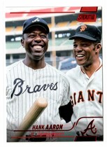 2022 Stadium Club Red Foil #218 Hank Aaron