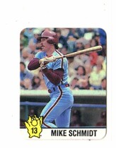 1987 Hostess Stickers #13 Mike Schmidt