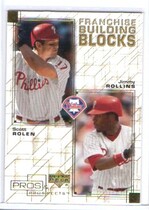 2001 Upper Deck Pros and Prospects Franchise Building Blocks #F27 Scott Rolen|Jimmy Rollins