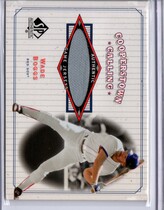 2001 SP Authentic Cooperstown Calling Game Jersey #CC-WB Wade Boggs