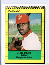 1991 ProCards Albuquerque Dukes #1153 Jerry Brooks