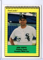1991 ProCards Sarasota White Sox #1131 Don Cooper