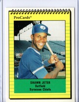 1991 ProCards Syracuse Chiefs #2493 Shawn Jeter