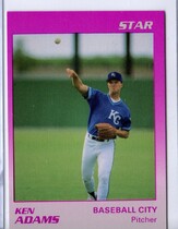 1989 Star Baseball City Royals #1 Ken Adams