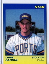 1989 Star Stockton Ports #8 Chris George