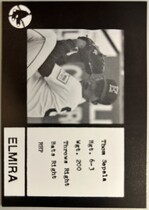 1987 Team Issue Cain Elmira Pioneers Black #20 Thom Sepela