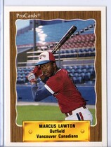 1990 ProCards Vancouver Canadians #500 Marcus Lawton