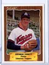 1990 ProCards Edmonton Trappers #512 Sherman Corbett