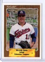 1990 ProCards Edmonton Trappers #525 Nelson Rood