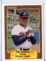 1990 ProCards Edmonton Trappers #528 Dan Grunhard
