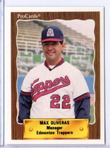 1990 ProCards Edmonton Trappers #531 Max Oliveras