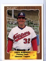 1990 ProCards Edmonton Trappers #532 Chuck Hernandez