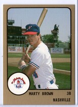 1988 ProCards Nashville Sounds #481 Marty Brown