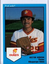 1989 ProCards Albuquerque Dukes #66 Hector Heredia