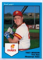 1989 ProCards Albuquerque Dukes #75 Tracy Woodson