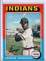 1975 O-Pee-Chee OPC Base Set #109 George Hendrick
