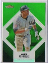 2006 Finest Refractors Green #50 Alex Rodriguez