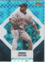 2006 Finest X-Fractors Blue #28 Johan Santana