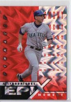 1998 Pinnacle Epix Moment Orange #E13 Alex Rodriguez
