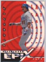 1998 Pinnacle Epix Play Orange #E19 Mike Piazza
