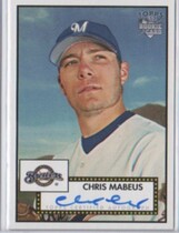 2006 Topps 52 Signatures #52S-CM Chris Mabeus