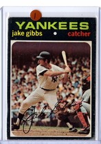 1971 Topps Base Set #382 Jake Gibbs