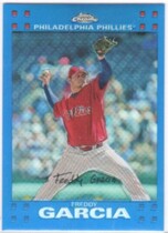 2007 Topps Chrome Blue Refractors #87 Freddy Garcia