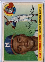 1955 Topps Base Set #15 Jim Pendleton