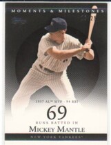 2007 Topps Moments and Milestones Black - Mantle #78-69 Mickey Mantle