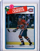 1988 O-Pee-Chee OPC Base Set #227 Claude Lemieux