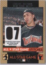 2007 Topps Update All-Star Stitches #CB Carlos Beltran