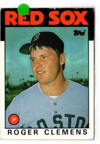 1986 Topps Base Set #661 Roger Clemens