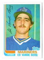1982 Topps Traded #122 Ed Vande Berg